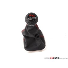 337/20AE Shift Knob / Black Boot / Red Stitching