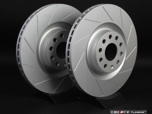 Front Slotted Brake Rotors - Pair (345x30)
