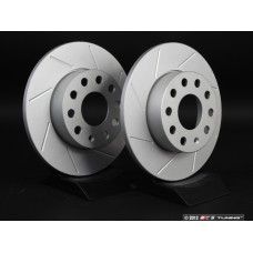 Rear Slotted Brake Rotors - Pair (260x12)