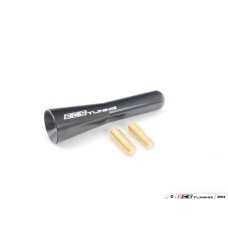68mm Sharan Style Billet Aluminum Antenna - Black