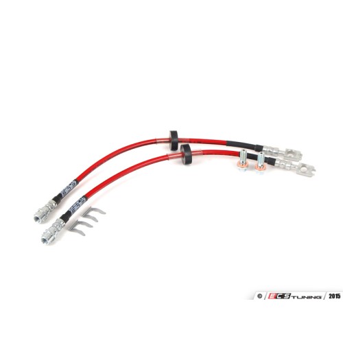 Exact-Fit Stainless Steel Brake Lines - Front
