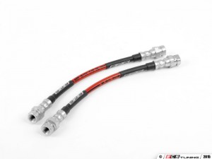 Exact-Fit Stainless Steel Brake Lines - Rear