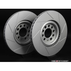 Early Front Slotted Brake Rotors - Pair (312x25)