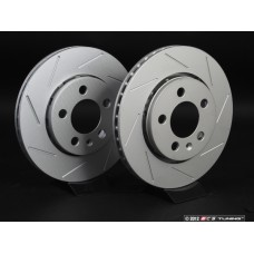 Rear Slotted Brake Rotors - Pair (256x22)